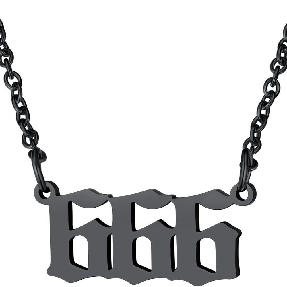 Dainty Angel Number/Birth Year Necklace for Women 000 111 to 999 1985 to 2005 St